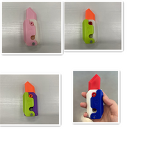 Carica l&#39;immagine nel visualizzatore di Gallery, Coltello Fidget Carota in Plastica 3D
