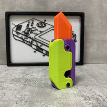 Carica l&#39;immagine nel visualizzatore di Gallery, Coltello Fidget Carota in Plastica 3D
